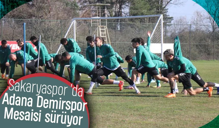 Adana Demirspor mesaisi devam ediyor