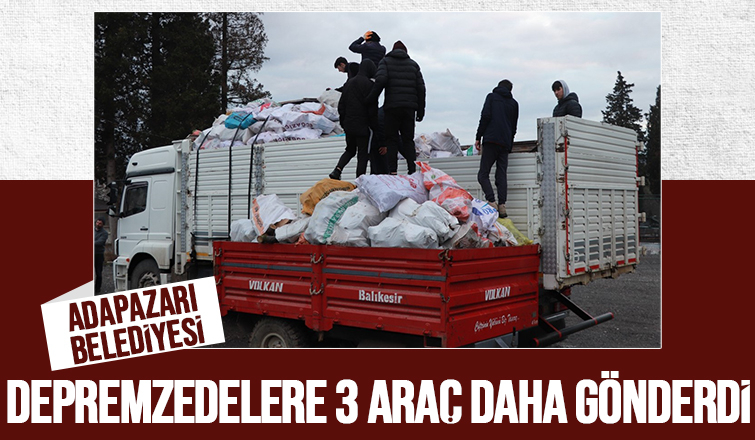 Adapazarı Belediyesi depremzedelere yardımları sürdürüyor