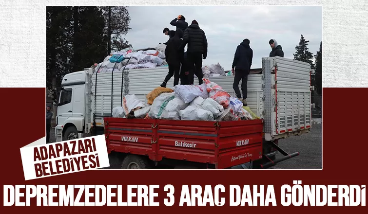 Adapazarı Belediyesi depremzedelere yardımları sürdürüyor
