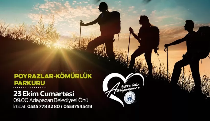 Adapazarı Belediyesi doğa yürüyüşü düzenliyor