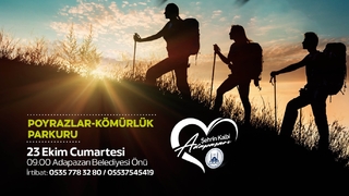 Adapazarı Belediyesi doğa yürüyüşü düzenliyor