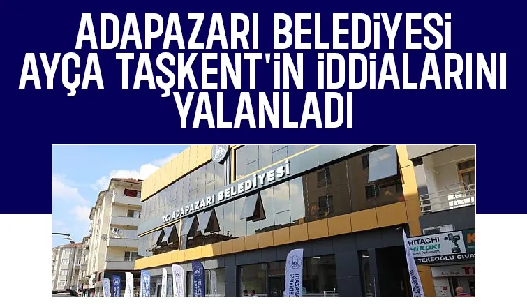 Adapazarı Belediyesi Meserret Bahçe ile ilgili iddiaları yalanladı