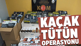 Adapazarı'nda kaçak tütün operasyonu