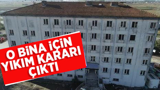 Adapazarı'ndaki o bina için yıkım kararı