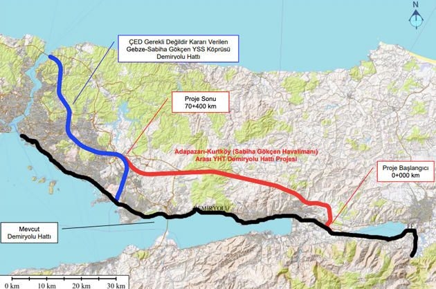 Adapazarı-Sabiha Gökçen arasına YHT geliyor