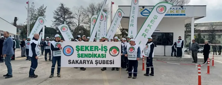 Adapazarı Şeker Fabrikası için üretim durmasın eylemi