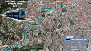 Adapazarı-Serdivan Tramvay Hattı Projesi'nde bir eşik daha geçildi
