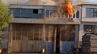 Zirai aletler Sitesinde yangın 