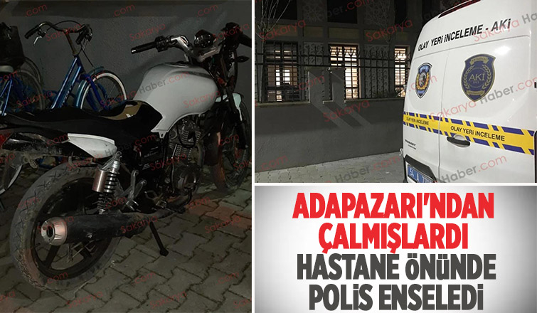 Adapazarın'dan Çaldıkları Motoru Akyazı'da Satarken Yakalandılar.
