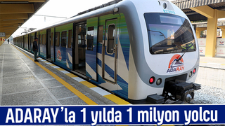 Adaray 1 yılda 1 milyon kişi taşıdı