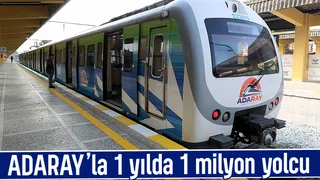 Adaray 1 yılda 1 milyon kişi taşıdı