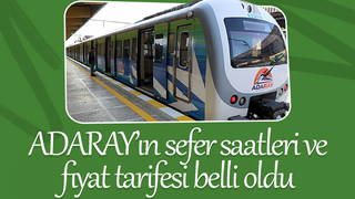 ADARAY'ın sefer saatleri ve fiyat tarifesi açıklandı