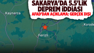 AFAD: Sakarya'da deprem iddiası gerçek dışı