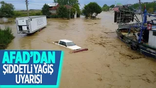 AFAD’dan şiddetli yağış uyarısı