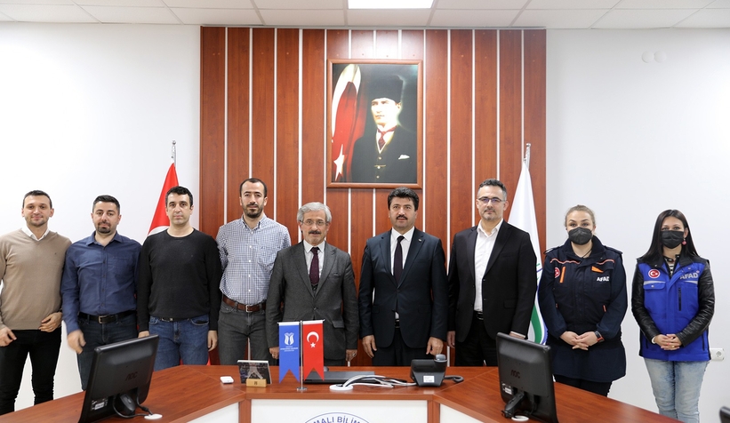 AFAD’dan SUBÜ’ye teşekkür ziyareti