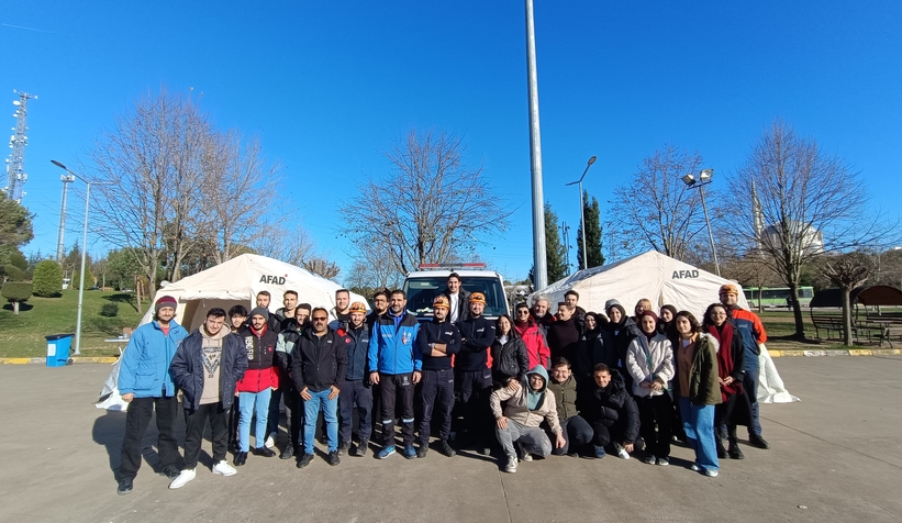 Afet bilincine yönelik eğitim aldılar