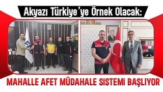 Afetlere Karşı İlk Adım Akyazı dan Her Mahallede 10 Gönüllü
