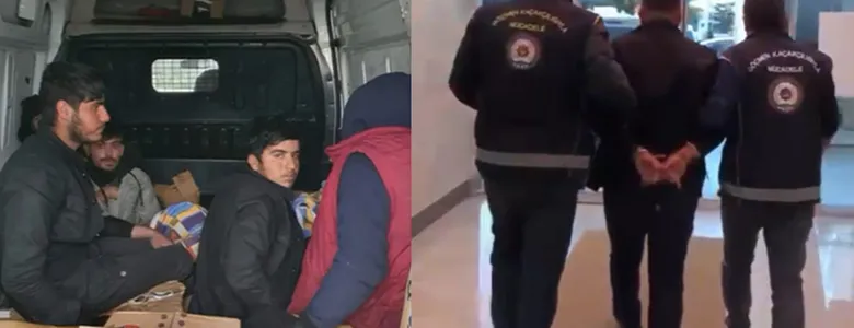Afgan kaçaklar polis tarafından yakalandı