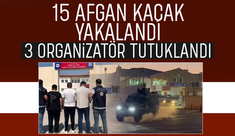 Afgan kaçaklar yakalandı