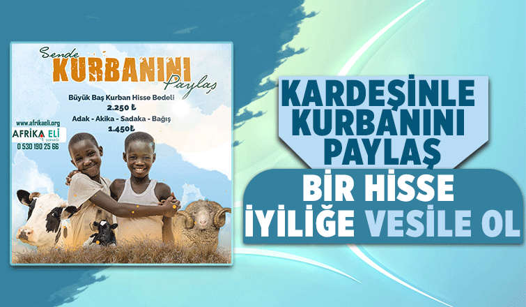 Afrika Eli Derneği kurban bağışı