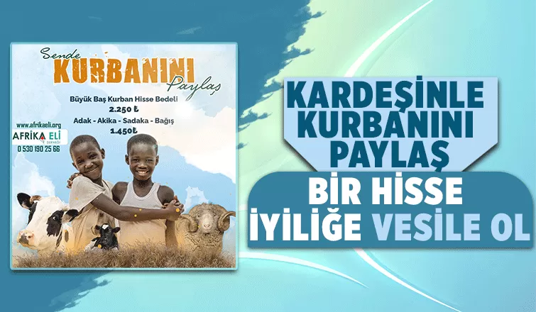 Afrika Eli Derneği kurban bağışı