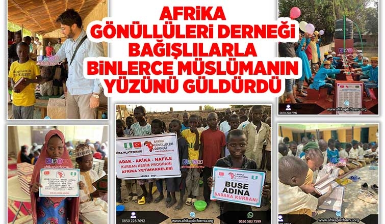 Afrika Platformu binlerce yüzü güldürdü