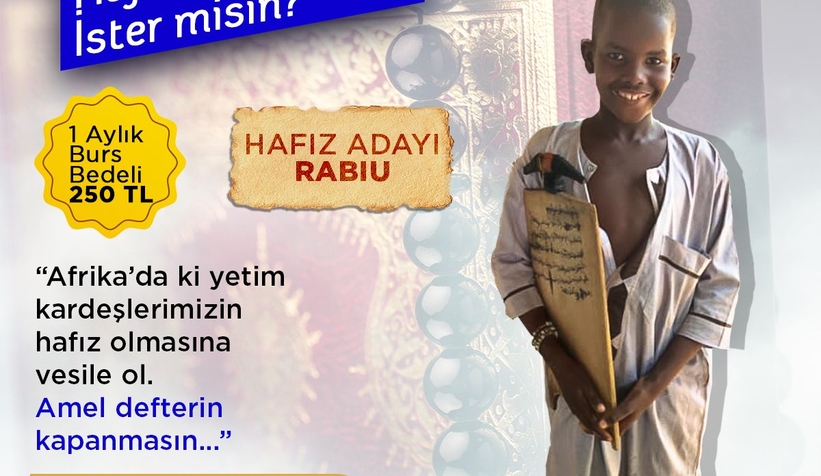 Afrika Gönüllüleri Derneği'nden Sende Bir Hafız Yetiştirmek İstermisin çalışması