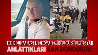 Ağabeyi, yengesi ve yeğenini öldürmüştü, O cani hakim  karşısında
