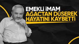 Ağaçtan düşen emekli imamdan acı haber