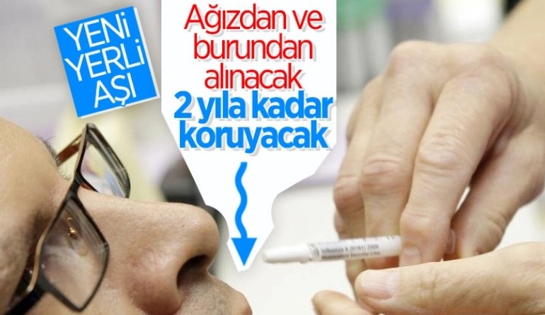Ağız ve burundan uygulanabilen yerli korona aşısı geliyor