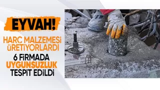 Agrega üreten 6 firmada uygunsuzluk tespit edildi