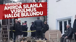 Ahırda silahla vurulmuş halde ölü bulundu
