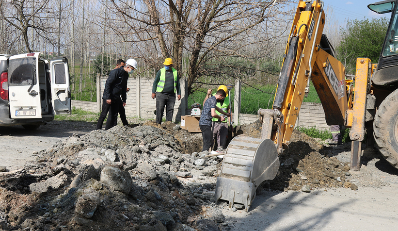 Ahmediye mahallesinin içme suyu altyapısı güçleniyor