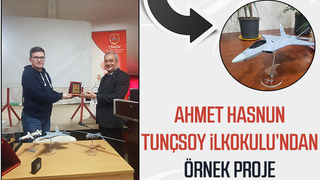 Ahmet Hasnun Tunçsoy İlkokulu’ndan örnek çalışma