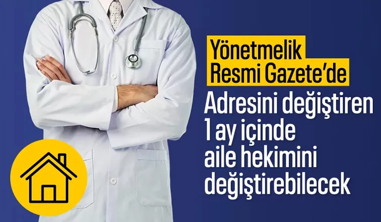 Aile hekimliği uygulama yönetmeliğinde değişiklik Resmi Gazete'de