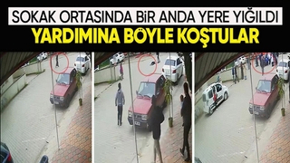 Aile hekimliğinden çıktı sokak ortasında böyle bayıldı
