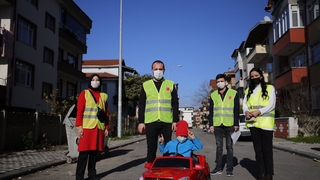 AK Gençlik vefa destek grubunda görev aldı