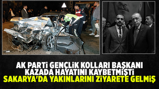 AK Parti Artvin Gençlik Kolları Başkanı Sakarya dönüşü kazada hayatını kaybetti