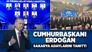 AK Parti'de Sakarya milletvekili adayları tanıtıldı