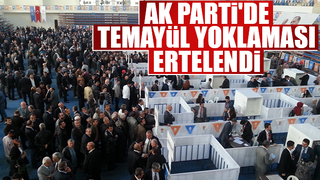 AK Parti'de temayül yoklamasına erteleme geldi