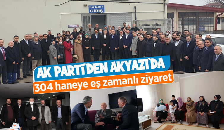 AK Parti'den Akyazı'ya çıkartma