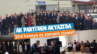 AK Parti'den Akyazı'ya çıkartma