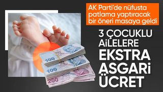 AK Parti'den nüfusu artıracak teklif: Üç çocuğa asgari ücret kadar destek
