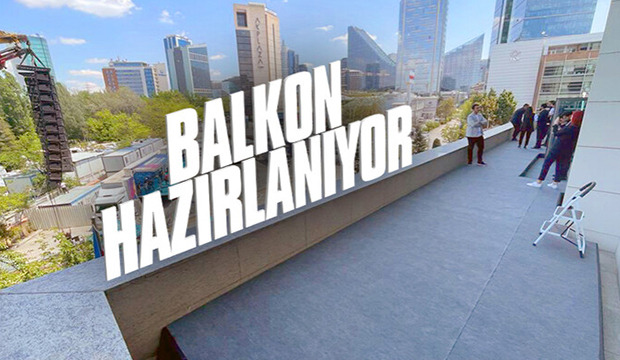 AK Parti Genel Merkezi balkon konuşması için hazır hale getirildi