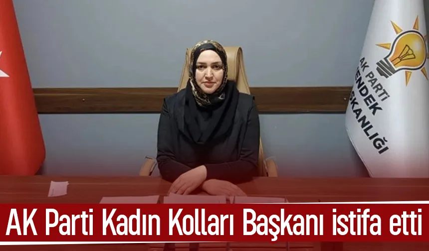 AK Parti Hendek Kadın Kolları Başkanı Süeda Keleş İstifa Etti