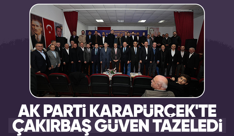 AK Parti Karapürçek kongresi yapıldı