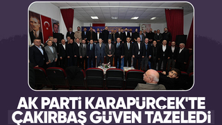 AK Parti Karapürçek kongresi yapıldı