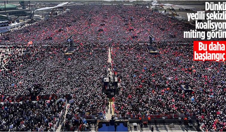 AK Parti'nin büyük İstanbul mitingine yoğun katılım