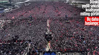 AK Parti'nin büyük İstanbul mitingine yoğun katılım