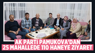 AK Parti Pamukova'da hasta, yaşlı ve engellilere ziyaret